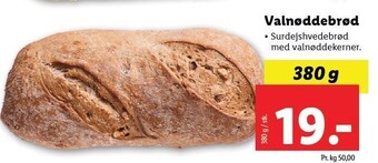 Lidl Valnøddebrød tilbud