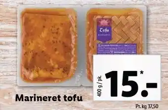 Lidl Marineret tofu tilbud