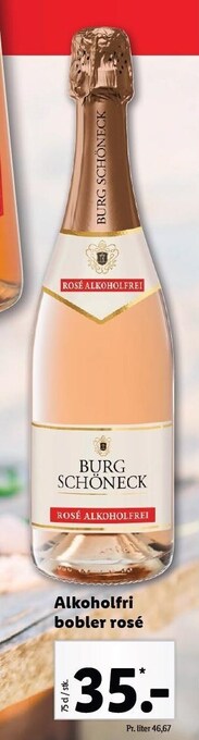 Alkoholfri bobler rosé