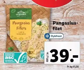 Lidl Pangasiusfilet tilbud