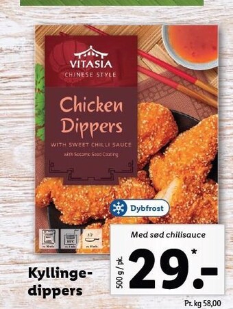 Lidl Kyllingedippers tilbud