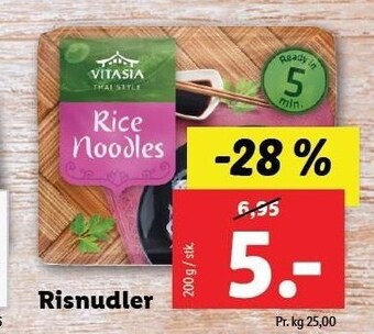Lidl Risnudler tilbud