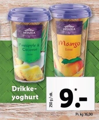 Lidl Drikkeyoghurt tilbud