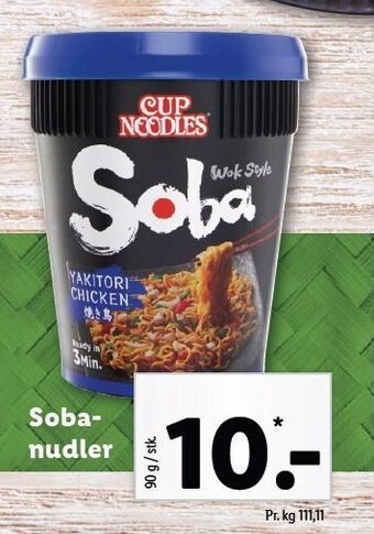 Lidl Sobanudler tilbud