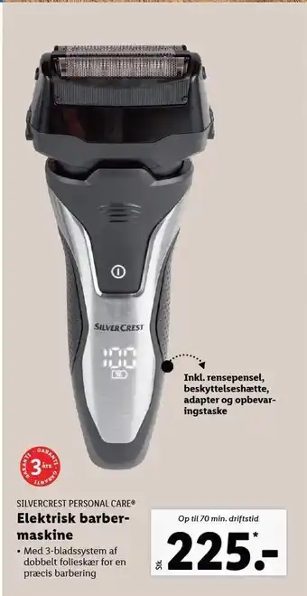 Lidl Elektrisk barbermaskine tilbud