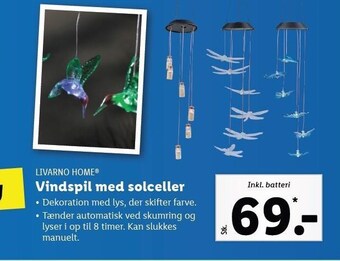 Lidl Vindspil med solceller tilbud