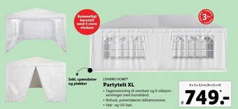 Lidl Partytelt XL tilbud