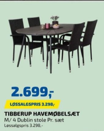 Sunlife havemøbelsæt