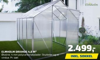 Davidsen Elmholm drivhus tilbud