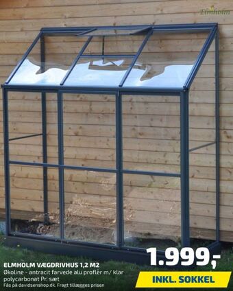 Davidsen Elmholm drivhus tilbud