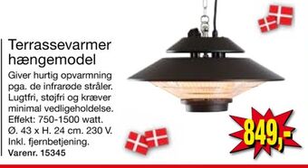 Harald Nyborg Heatmax terrassevarmer tilbud