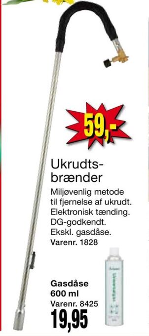 Harald Nyborg Adano ukrudtsbrænder tilbud