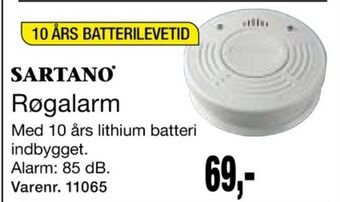 Harald Nyborg Sartano røgalarm tilbud
