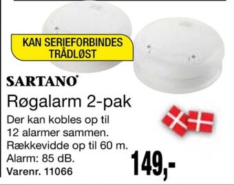 Harald Nyborg Sartano røgalarm tilbud
