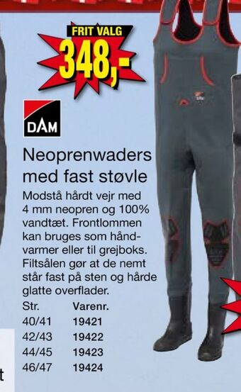 Harald Nyborg Dam waders tilbud