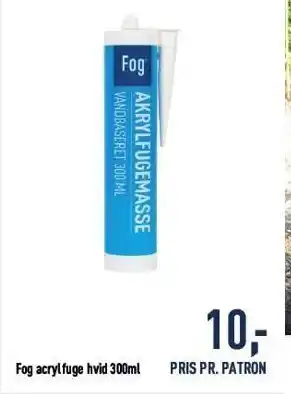 Fog acrylfuge hvid 300 ml