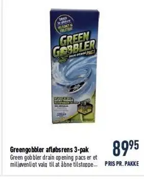 Greengobbler afløbsrens 3-pk