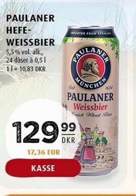 Scandinavian Park Paulaner Hefe-Weissbier tilbud