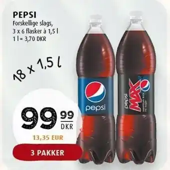 Scandinavian Park Pepsi - 3 pk. tilbud