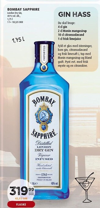 Scandinavian Park Bombay Sapphire tilbud