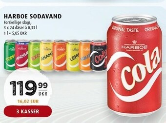 Scandinavian Park Harboe sodavand - 3 ks. tilbud