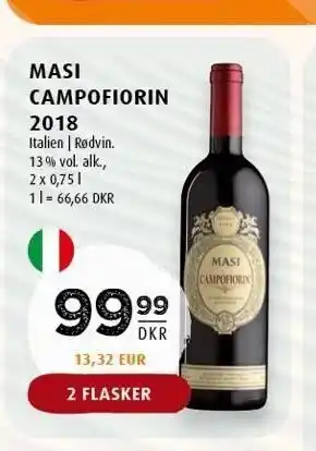 Scandinavian Park MASI CAMPOFIORIN 2018 2 flasker tilbud