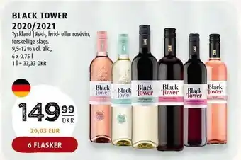 Scandinavian Park Black Tower 2020/2021 - 6 flasker tilbud