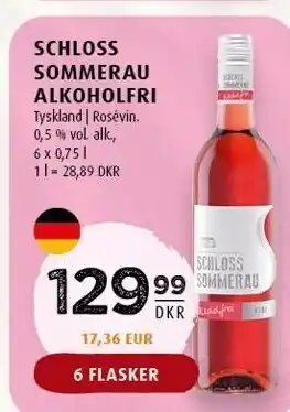 Scandinavian Park Schloss Sommerau alkoholfri - 6 flasker tilbud