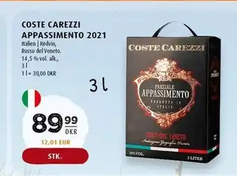 Scandinavian Park Coste Carezzi Appassimento 2021 - 3 L tilbud