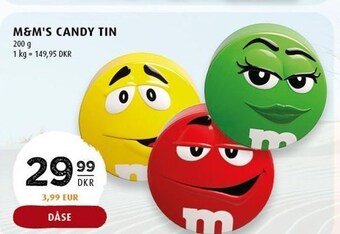 Scandinavian Park M&M´s Candy Tin tilbud