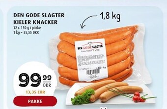 Scandinavian Park Den gode slagter kieler knacker tilbud