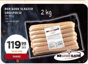 Scandinavian Park Den Gode Slagter grillpølse tilbud
