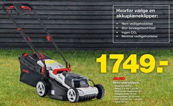 Bauhaus Al-ko plæneklipper tilbud