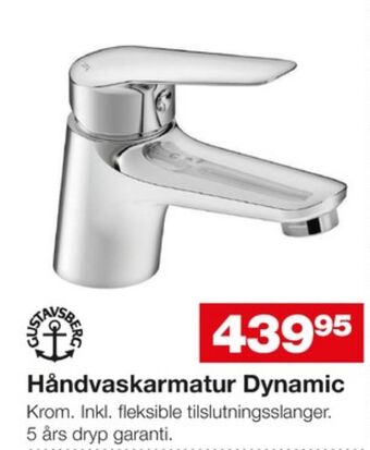 Bauhaus Gustavsberg håndvaskarmatur tilbud