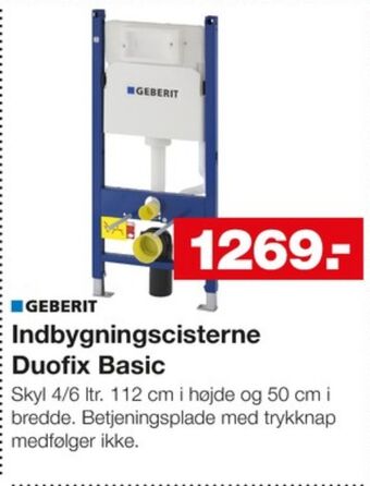 Geberit indbygningscisterne