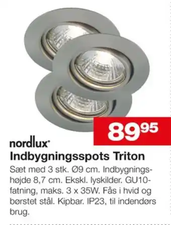 Bauhaus Nordlux spot tilbud