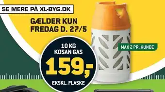XL-BYG 10 kg kosan gas tilbud