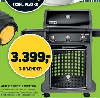 XL-BYG WEBER® SPIRIT CLASSIC E-310 tilbud