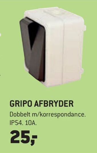 XL-BYG Gripo afbryder tilbud