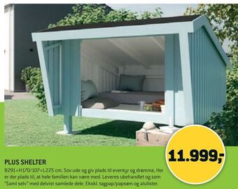 XL-BYG Plus shelter tilbud