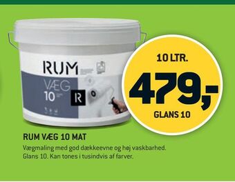 XL-BYG Rum væg 10 mat tilbud