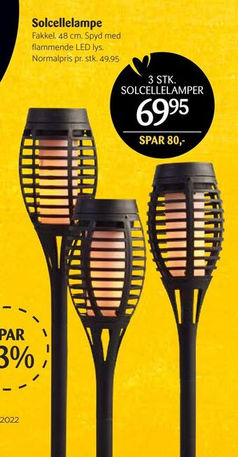 Kop & Kande Solcellelampe tilbud