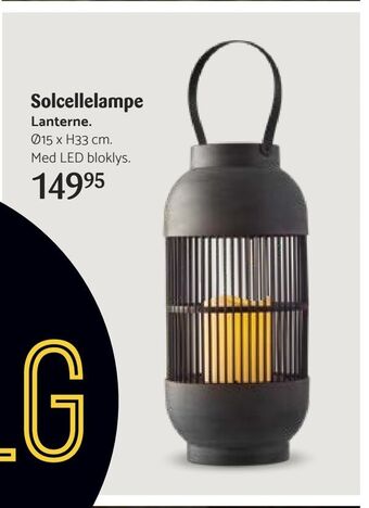 Kop & Kande Solcellelampe tilbud