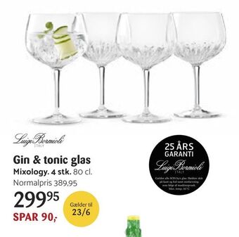 Kop & Kande Gin & tonic glas tilbud
