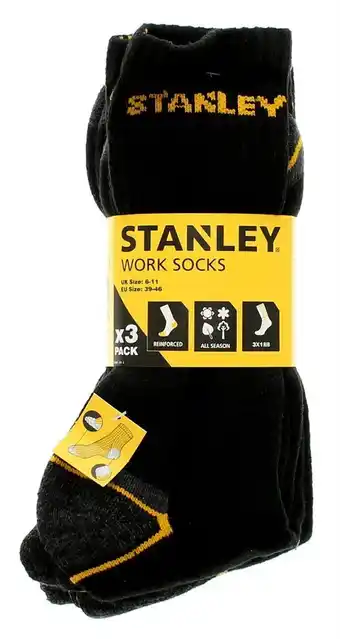 Stanley arbejdsstrømper 3 pk