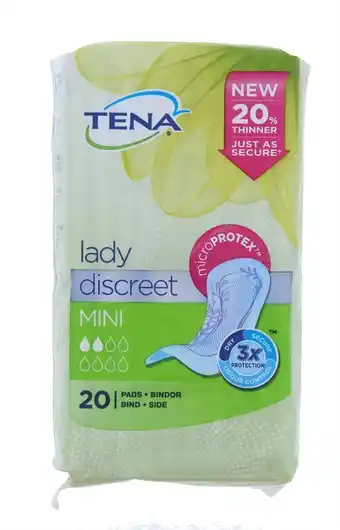 Tena Lady Discreet Minis 20' s