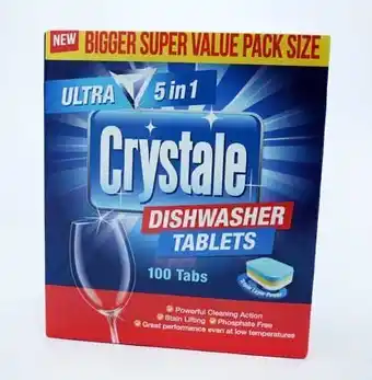 Crystale Ultra 5 in 1 opvasketabs 100