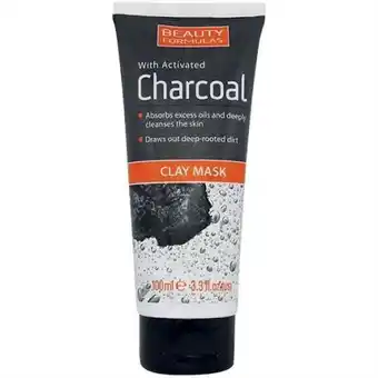 Hverdag.dk Beauty Formulas Charcoal Clay Mask 100ml tilbud