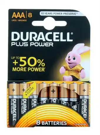 Duracell AAa Plus Power 8
