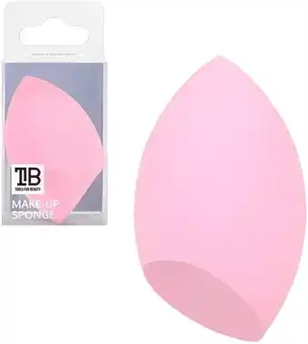 T4B Makeup Sponge Olive Oblique Light Pink 38X65mm
